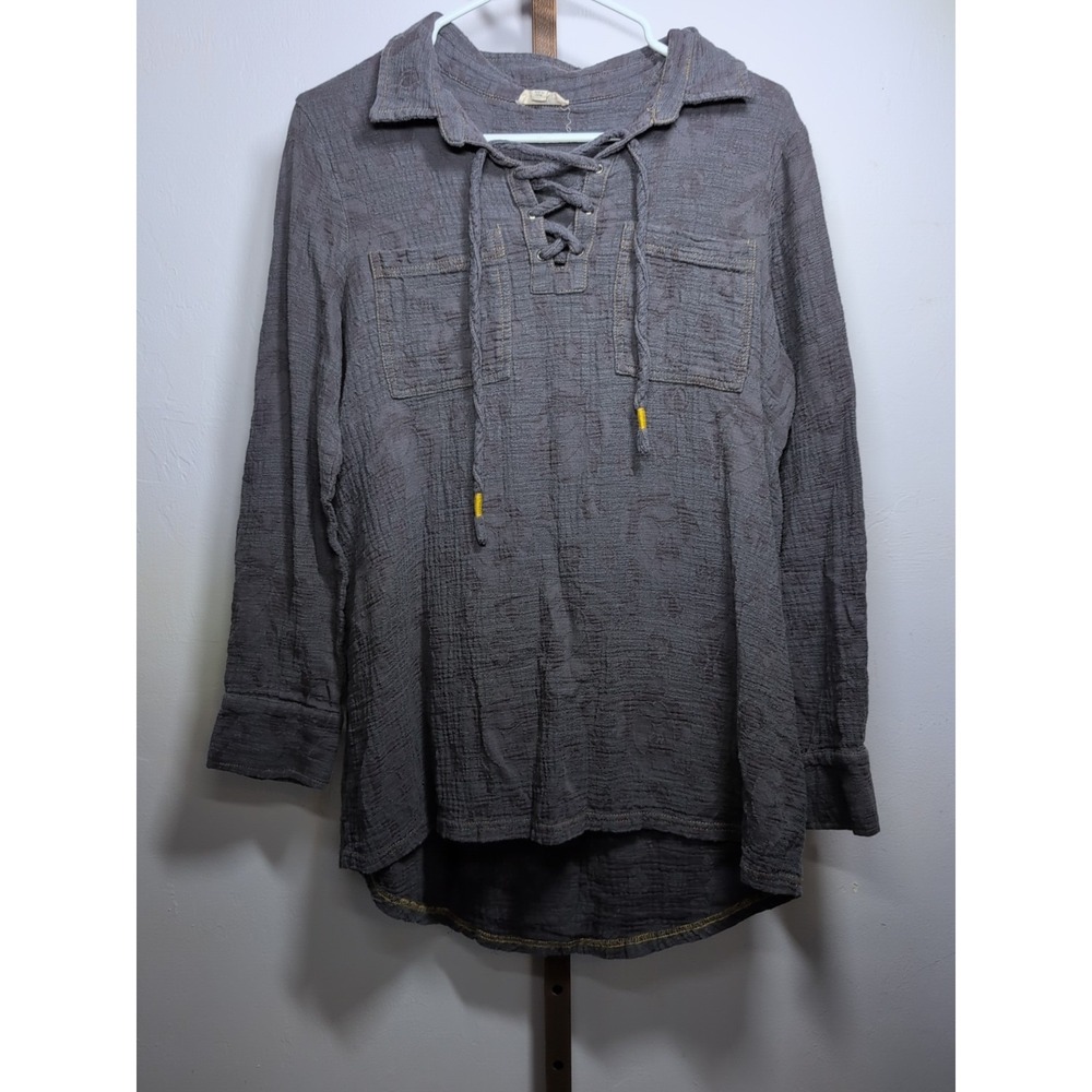 Oddy Blue Long Sleeve Shirt Size Medium